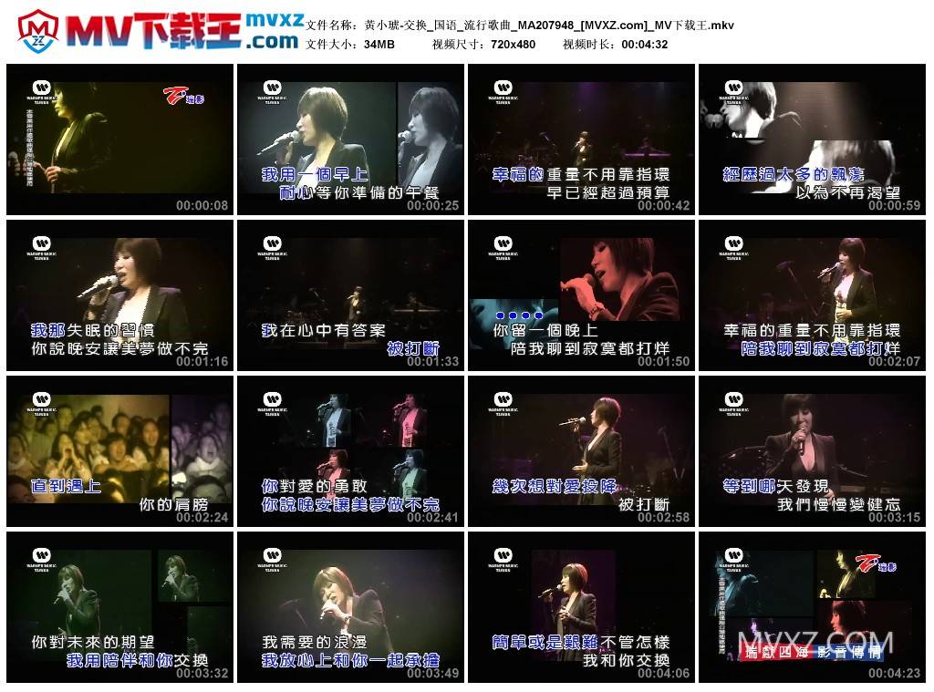 黃小琥-交换_国语_流行歌曲_MA207948